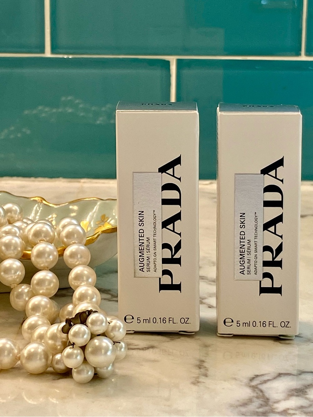 2 New in Box Prada Augmented Skin Serum Made in France 🇫🇷 5 ml/.16 oz each = .32